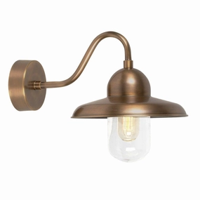 Elstead Somerton Brass Outdoor Wall Light outdoor wall lamp