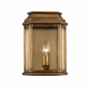 Elstead St Martins Aged Brass Outdoor Wall Light outdoor wall lamp