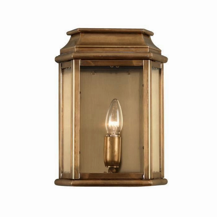 Elstead St Martins Aged Brass Outdoor Wall Light outdoor wall lamp