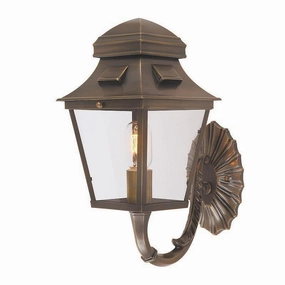 Elstead St Pauls Aged Brass Outdoor Wall Light outdoor wall lamp