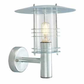 Elstead Stockholm Galvanised Steel Outdoor Wall Light outdoor wall lamp