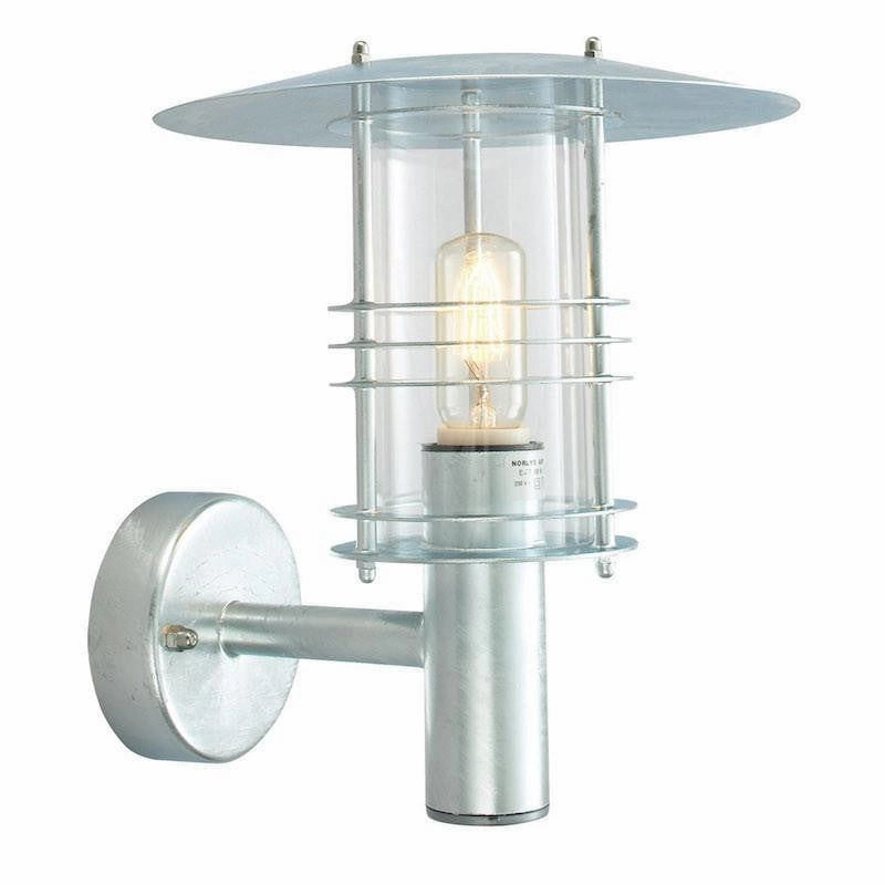 Elstead Stockholm Galvanised Steel Outdoor Wall Light outdoor wall lamp