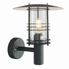 Elstead Stockholm Large Black Outdoor Wall Light outdoor wall lamp