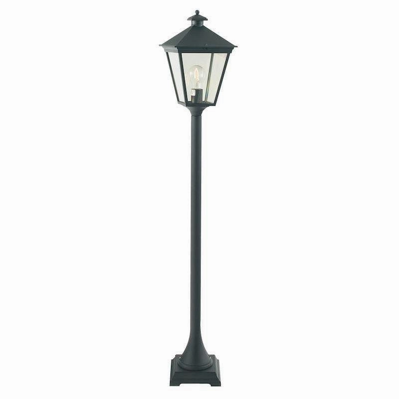 Elstead Turin Black Outdoor Bollard Light outdoor wall lamp