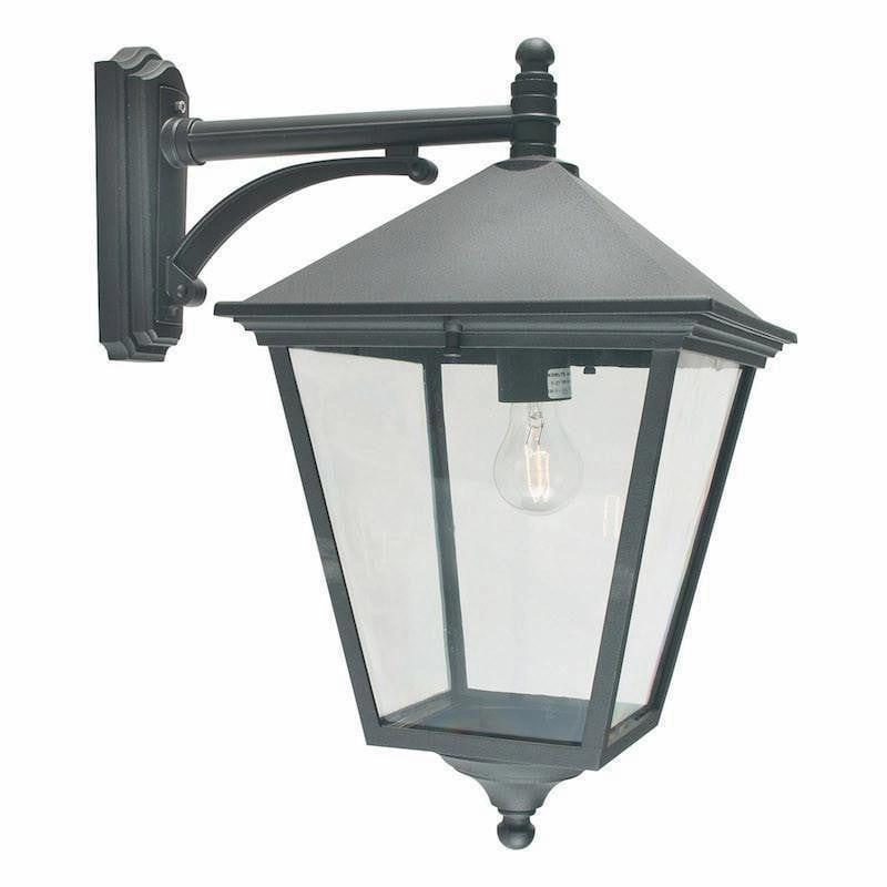 Elstead Turin Grande Black Outdoor Downlighter Wall Light outdoor wall lamp
