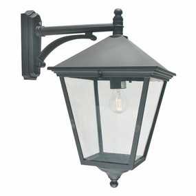 Elstead Turin Grande Black Outdoor Downlighter Wall Light outdoor wall lamp