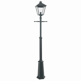 Elstead Turin Grande Black Outdoor Lamp Post indoor ambient light