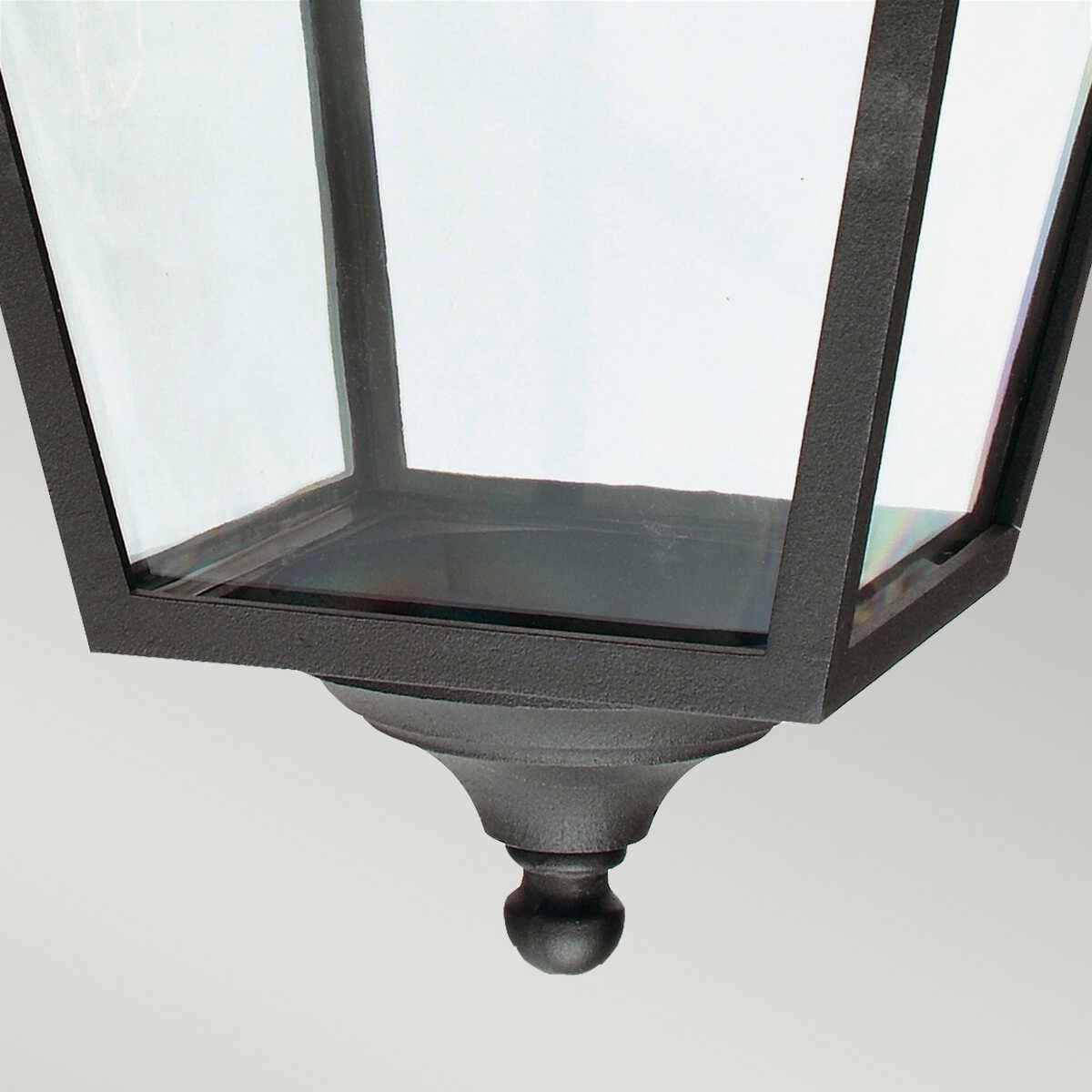 Elstead Turin Grande Black Outdoor Pendant Light