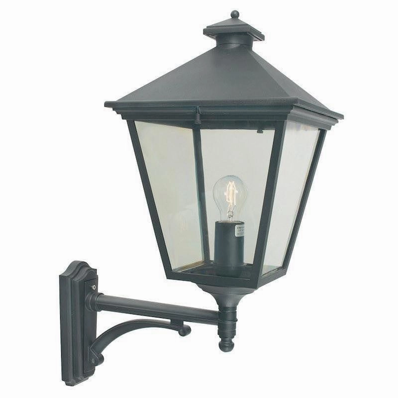 Elstead Turin Grande Black Outdoor Uplighter Wall Light outdoor wall lamp