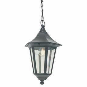Elstead Valencia Black Outdoor Pendant Light indoor ambient light