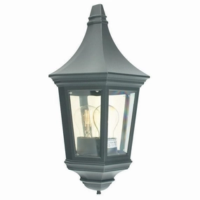 Elstead Valencia Black Outdoor Porch Ceiling  Light outdoor wall lamp
