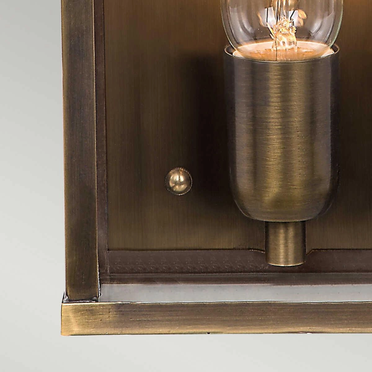 Elstead Victoria Aged Brass Outdoor Porch Ceiling  Wall Light