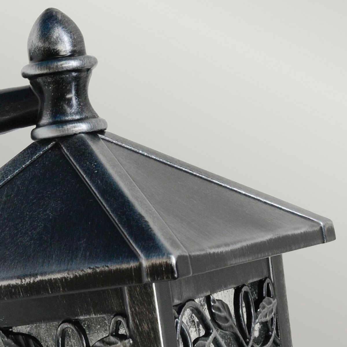 Elstead Winchcombe Black/Silver Outdoor Wall Light
