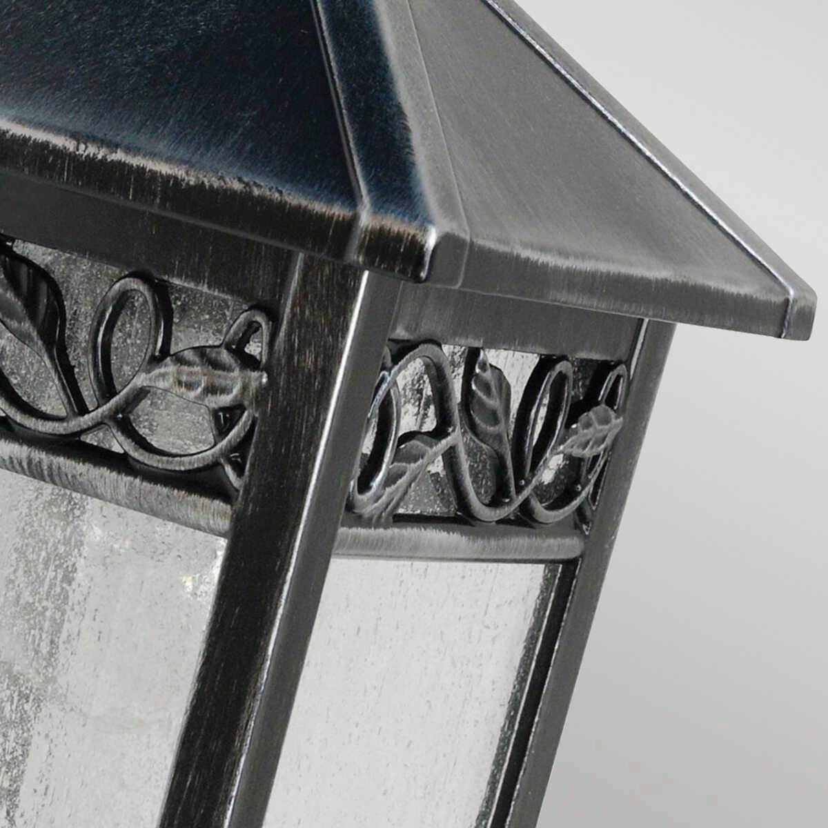 Elstead Winchcombe Black/Silver Outdoor Wall Light