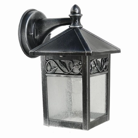 Elstead Winchcombe Black/Silver Outdoor Wall Light outdoor wall lamp