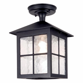 Elstead Winchester Black Outdoor Porch Ceiling  Lantern outdoor wall lamp