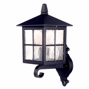 Elstead Winchester Black Outdoor Uplighter Wall Light outdoor wall lamp