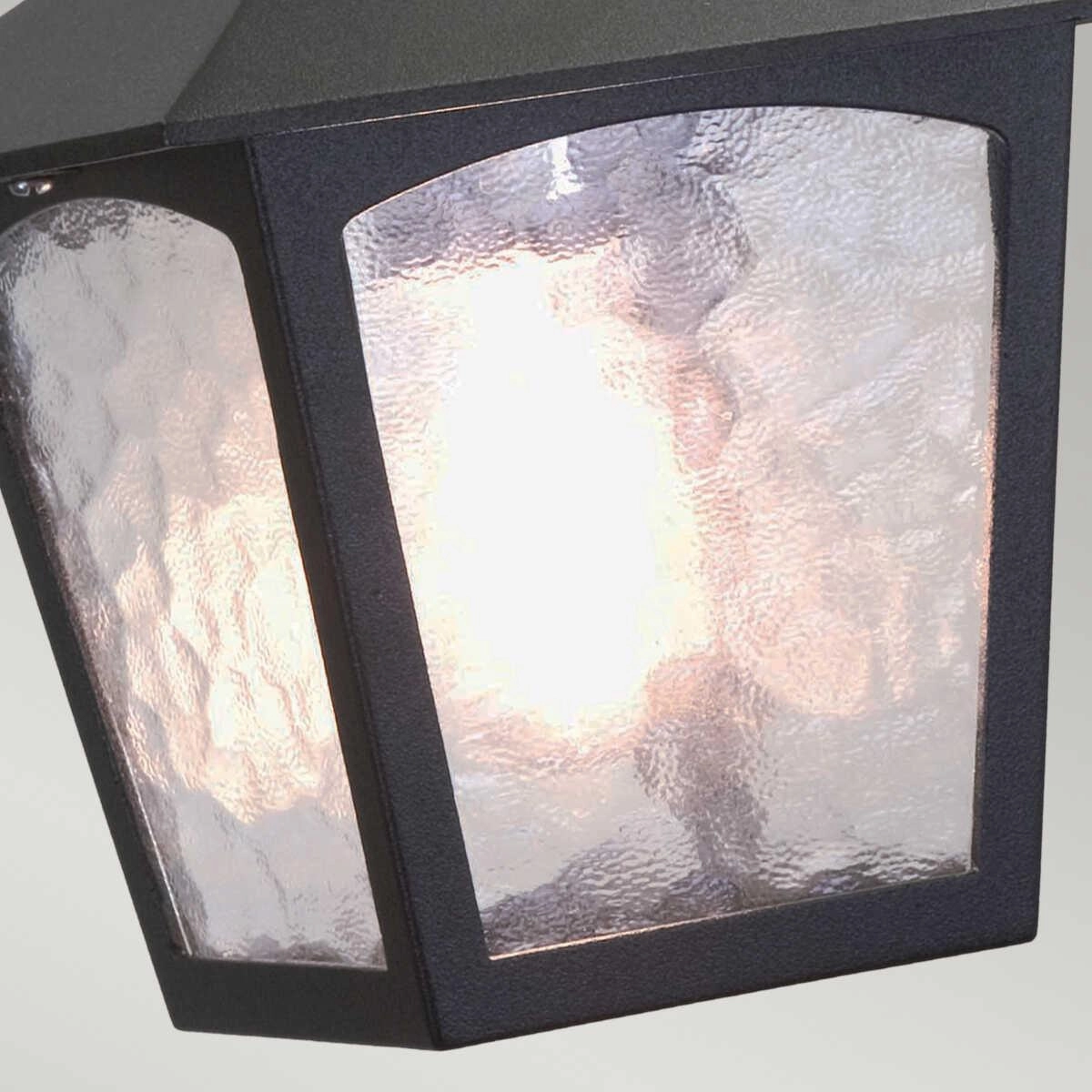 Elstead York Black Outdoor Pendant Light