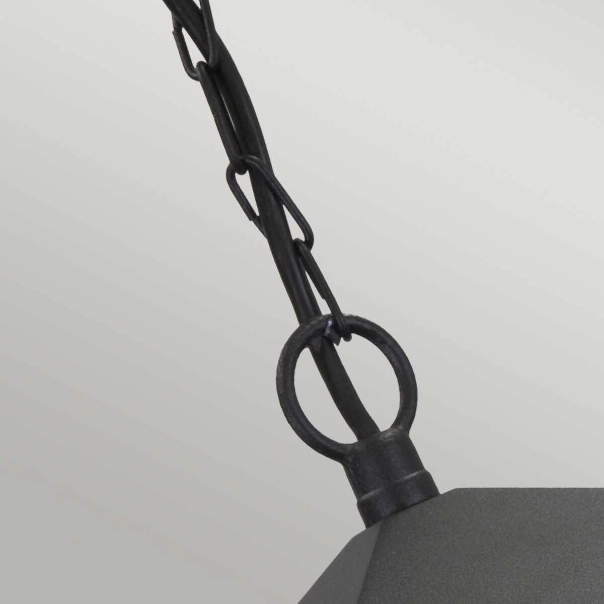Elstead York Black Outdoor Pendant Light