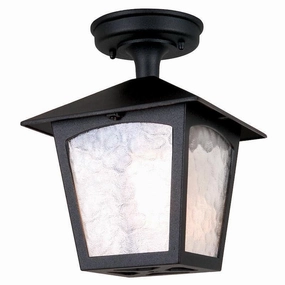 Elstead York Black Outdoor Porch Ceiling  Lantern outdoor wall lamp