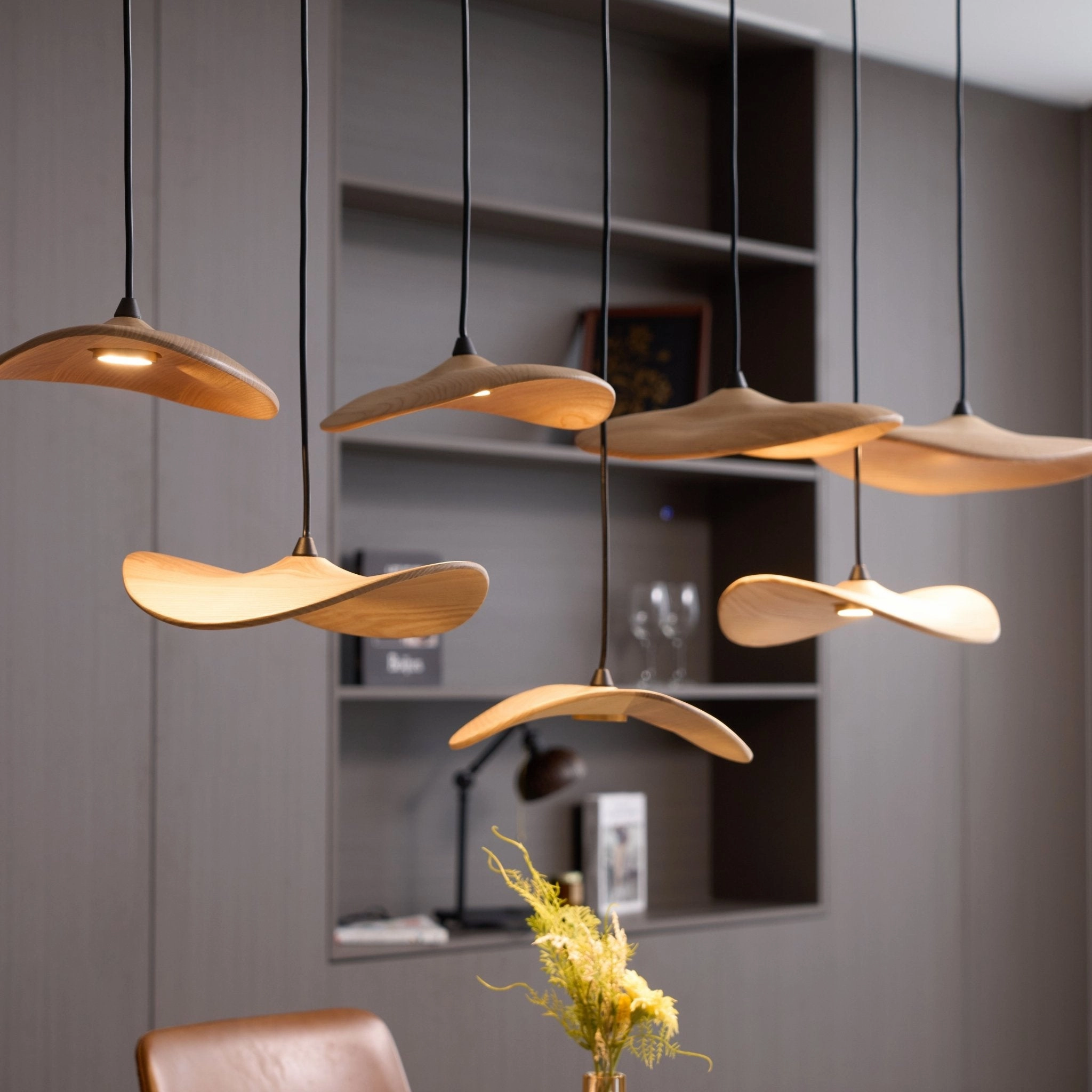 Empty Leaf Chandelier