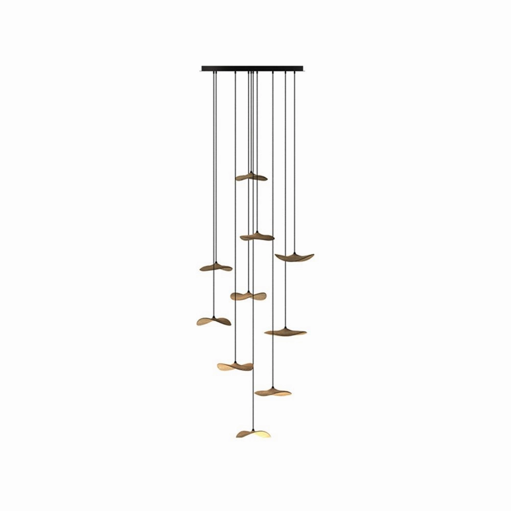 Empty Leaf Chandelier