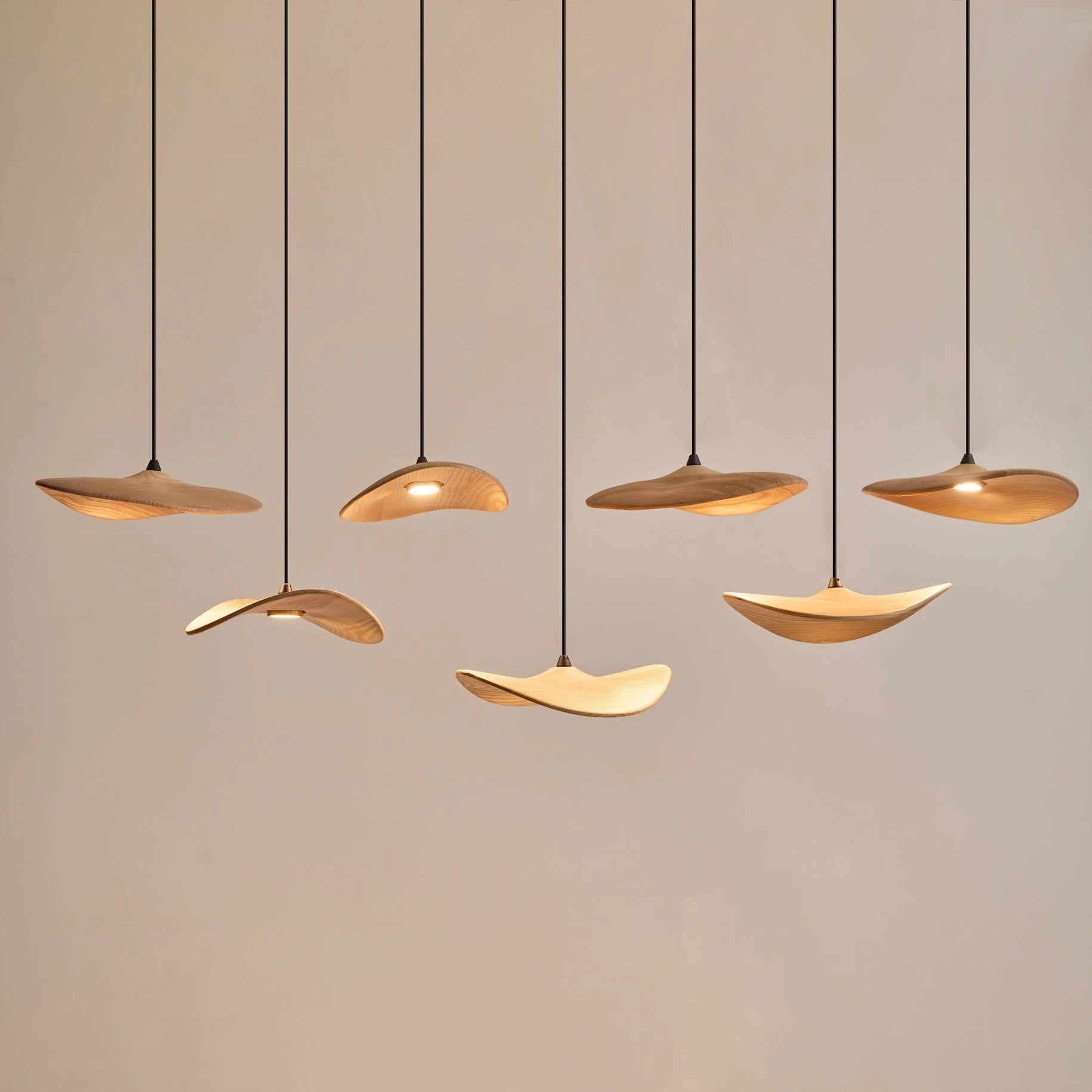 Empty Leaf Chandelier