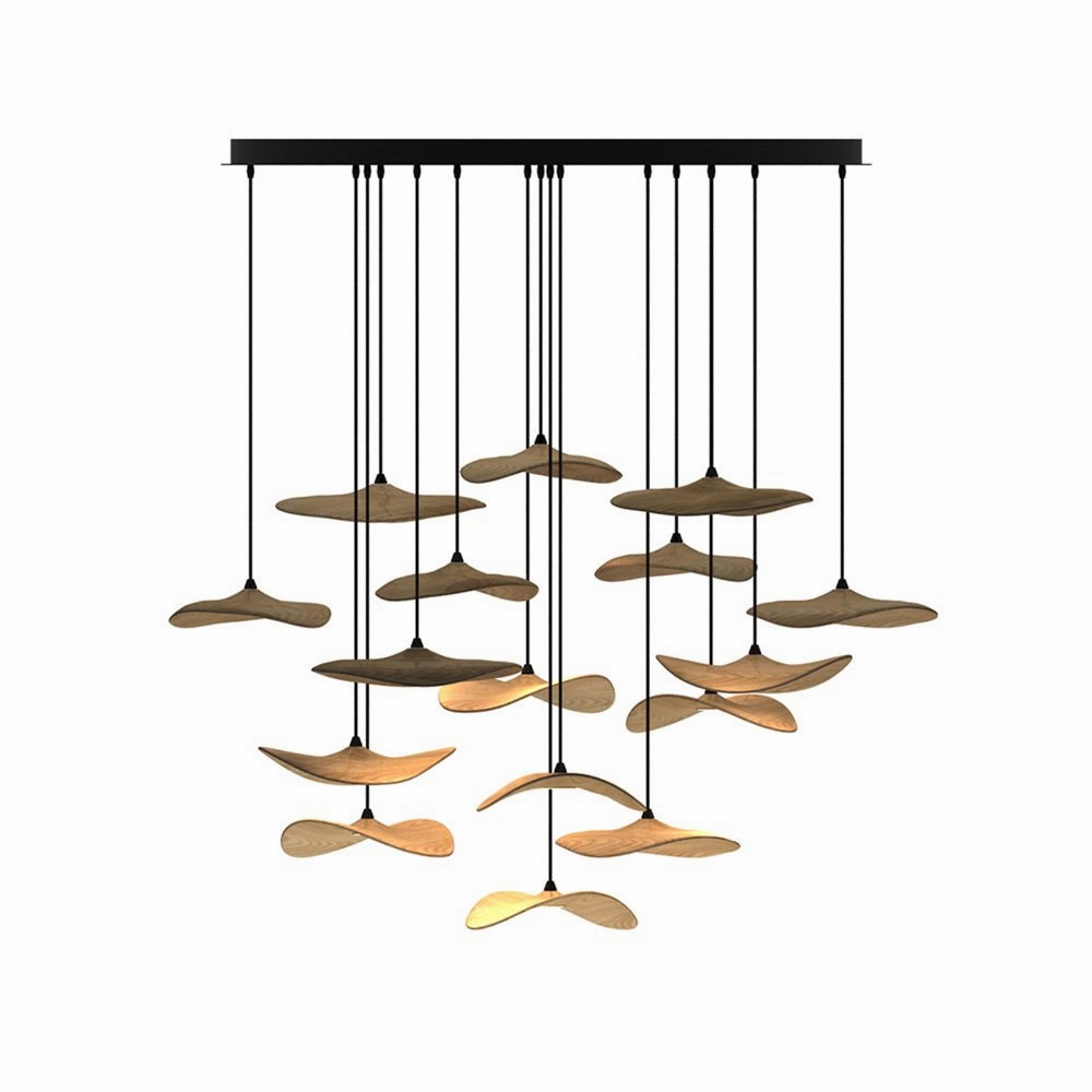 Empty Leaf Chandelier