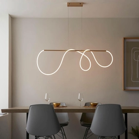 Endon Attalea 1 Light Bar Satin Gold Ceiling Pendant modern ceiling lamp