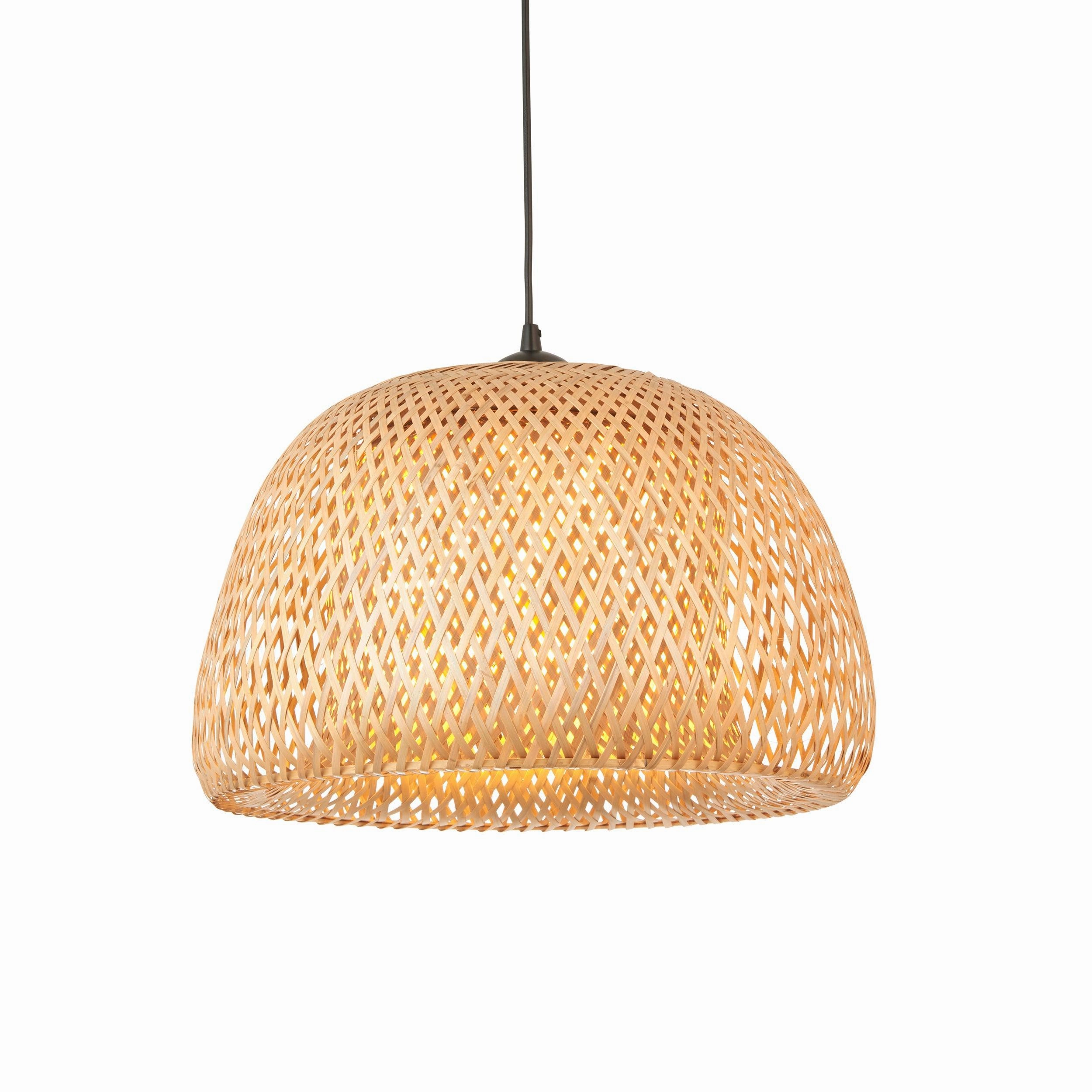 Endon Bali Natural Bamboo Woven Ceiling Pendant