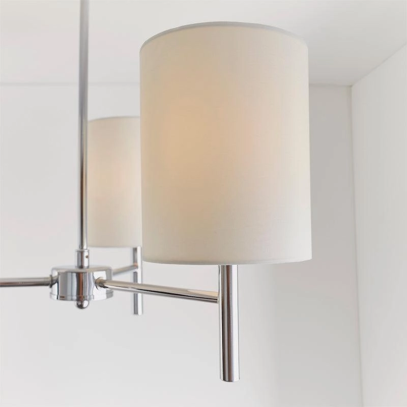 Endon Brio 3 Arm Chrome Finish Semi Flush Ceiling Light