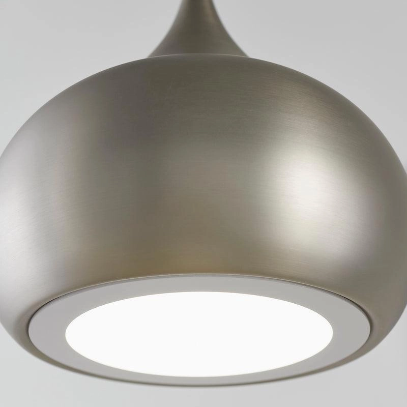 Endon Brosnan 1 Light Matt Nickel Pendant Ceiling Light