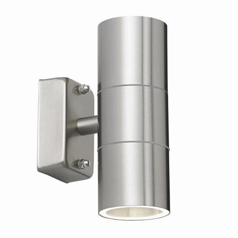Endon Canon Stainless Steel Outdoor Up & Down Wall Light