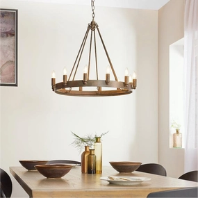 Endon Chevalier 12 Light Aged Metal Pendant Ceiling Light simple ceiling design light