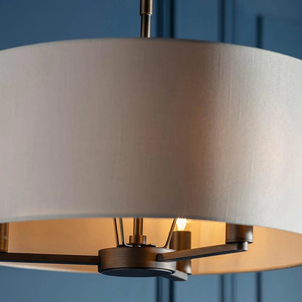 Endon Daley 3 Light Bronze Finish Ceiling Pendant