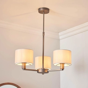 Endon Daley 3 Light Large Bronze Finish Ceiling Pendant simple ceiling design light