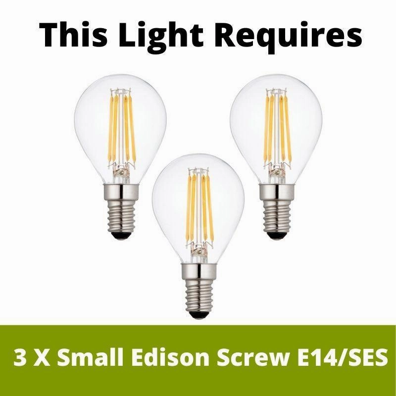 Endon Daley 3 Light Large Bronze Finish Ceiling Pendant