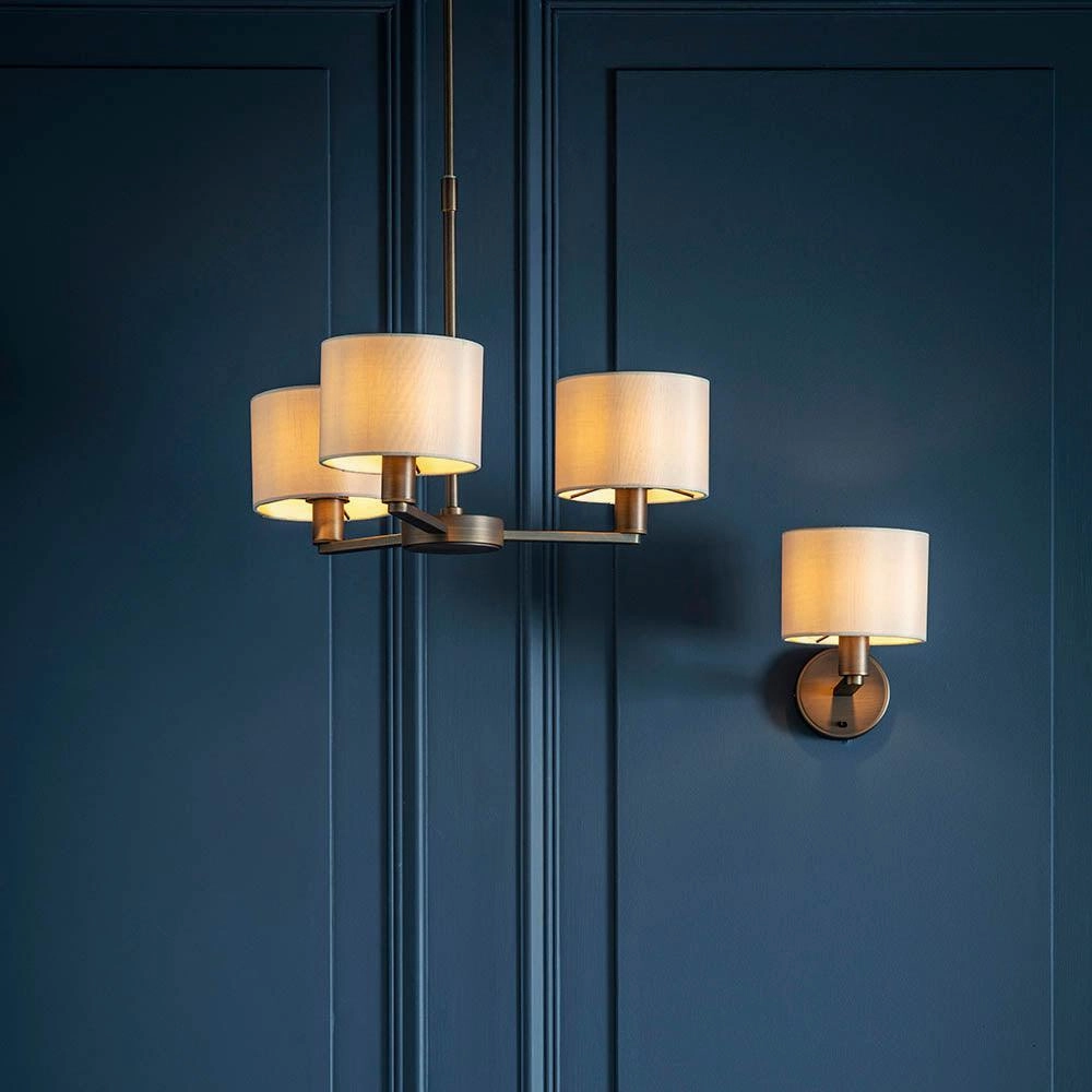 Endon Daley 3 Light Large Bronze Finish Ceiling Pendant