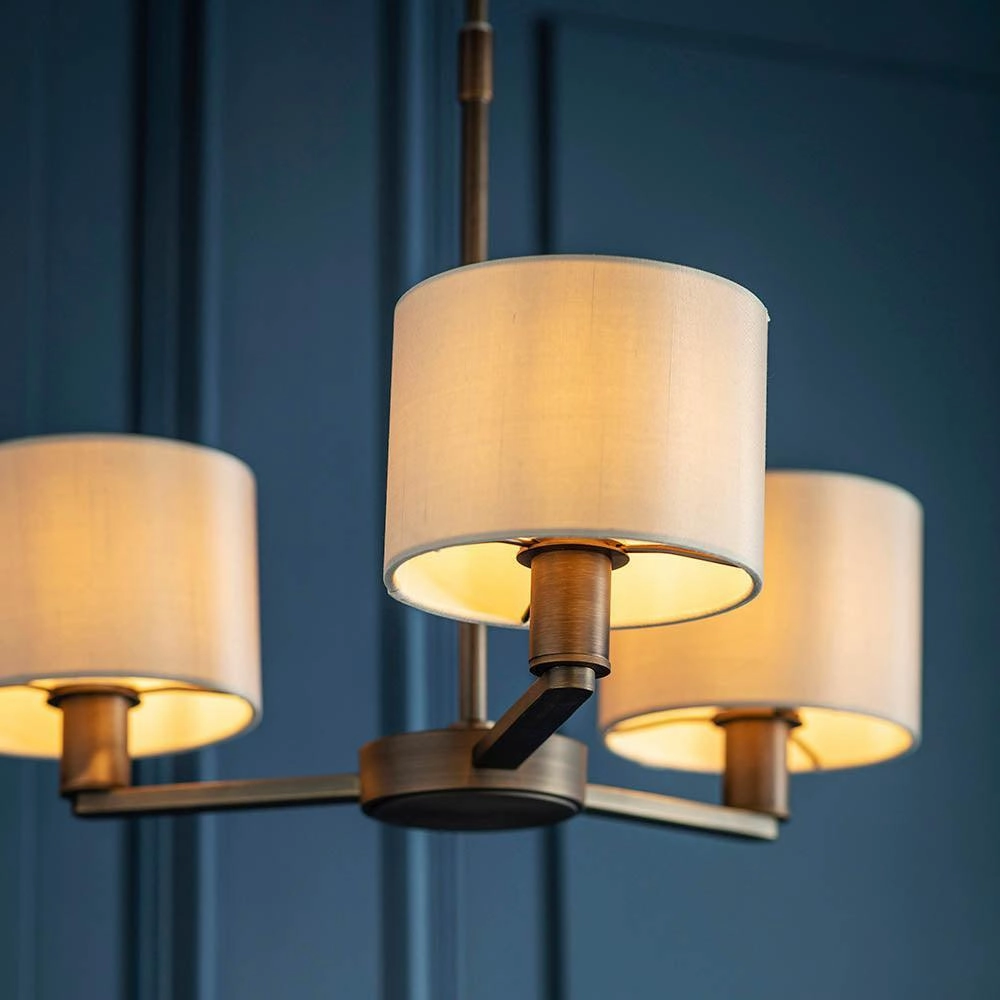 Endon Daley 3 Light Large Bronze Finish Ceiling Pendant