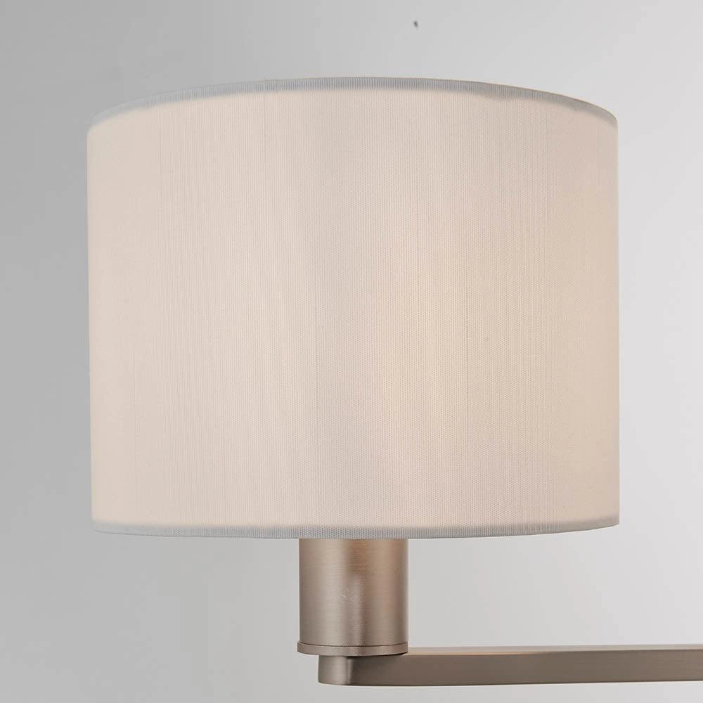 Endon Daley 3 Light Nickel Finish Ceiling Pendant