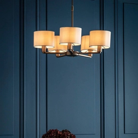 Endon Daley 5 Light Bronze Finish Pendant Ceiling Light simple ceiling design light