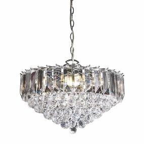Endon Fargo Chrome & Clear Acrylic 6 Light Ceiling Pendant simple ceiling design light
