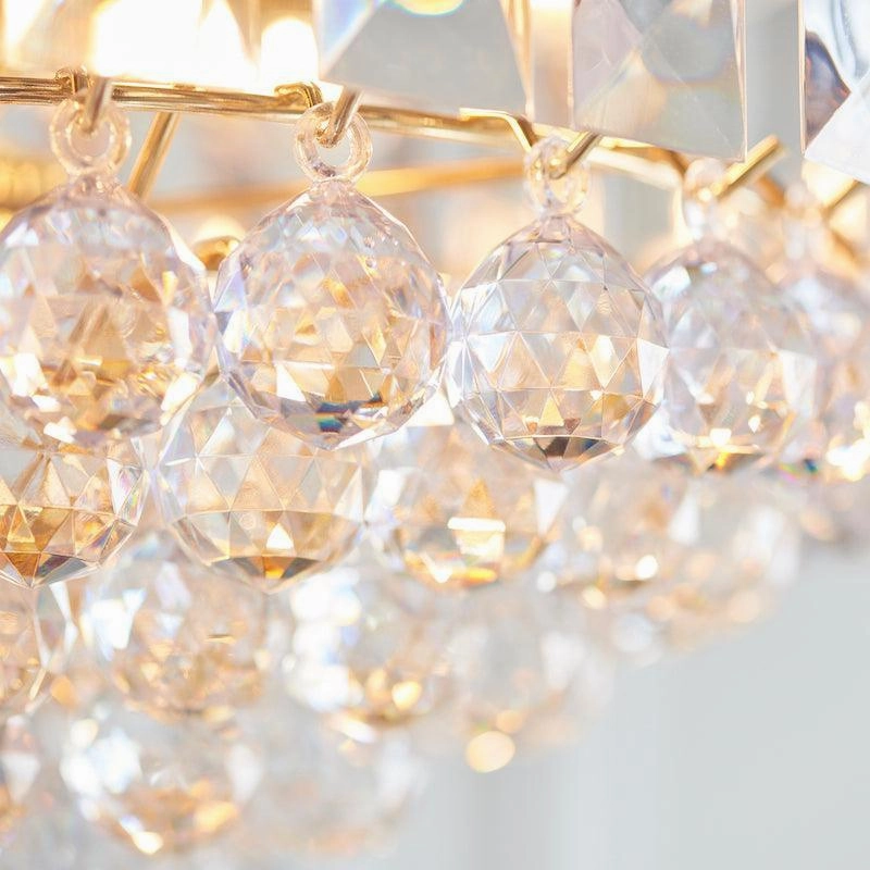 Endon Fargo Chrome & Clear Acrylic 6 Light Ceiling Pendant