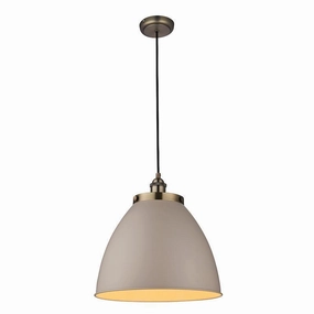 Endon Franklin 1 Light Large Brass Ceiling Pendant simple ceiling design light