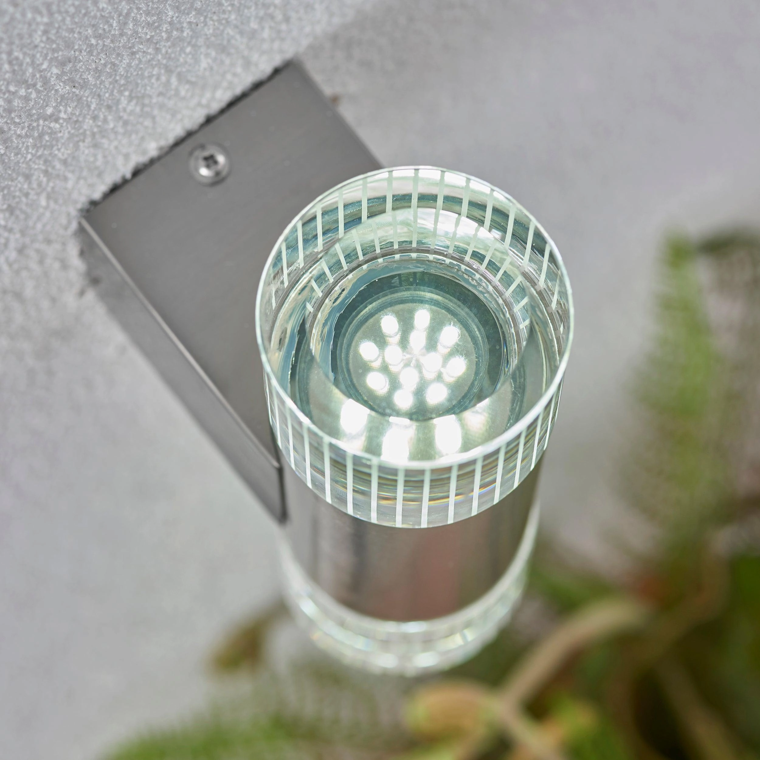 Endon Grant Stainless Steel LED Outdoor Up & Down Wall Light