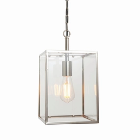 Endon Hadden 1 Light Nickel Pendant Ceiling Light minimalist ceiling light