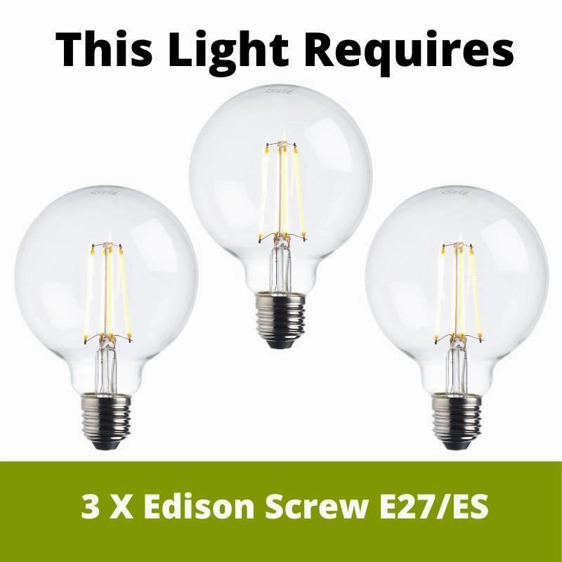 Endon Hansen Linear Brass Ceiling Light by Endon Lighting