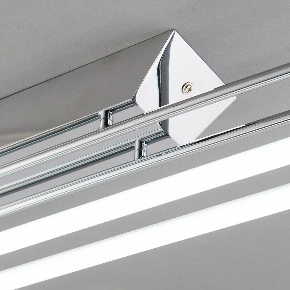 Endon Harper Chrome Finish LED Flush Ceiling Light - Large