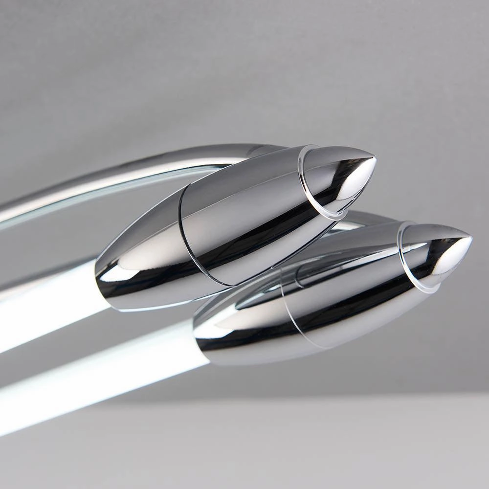 Endon Harper Chrome Finish LED Flush Ceiling Light - Small