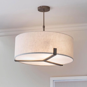 Endon Hayfield 3 Light Brushed Bronze Pendant Ceiling Light simple ceiling design light